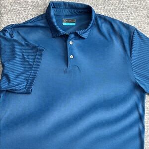 Peter Millar Men's Polo in Blue Stripes